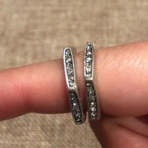 Chloe + Isabel Silver earring with a little bling